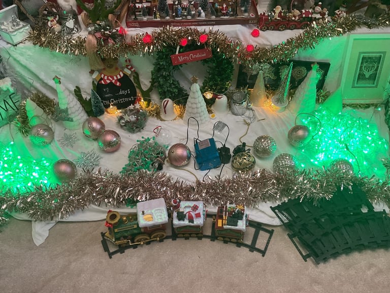 Large bundle Christmas decorations 