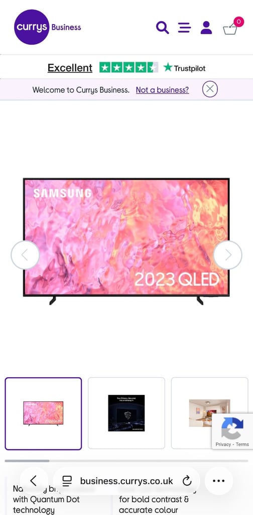 image for SAMSUNG QE65Q60CAUXXU 65&quot; Smart 4K Ultra HD HDR QLED TV
