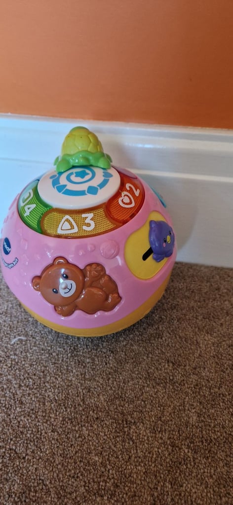 VTECH CRAWL AND LEARN BRIGHT LIGHTS BALL INC BATTERIES. EXCELLENT.