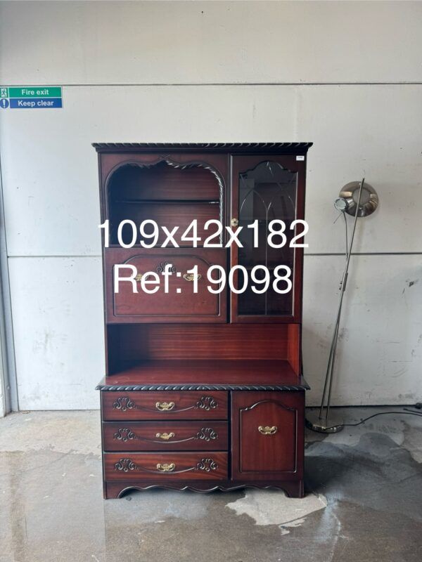 image for Mahogany display unit, ref:19098 £65.00