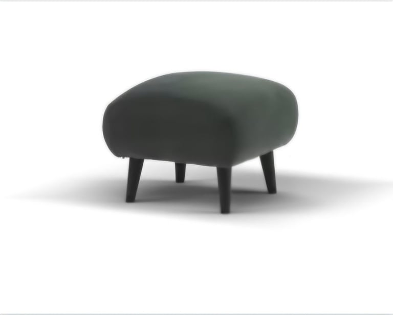 image for Brand New Sofology Bellona Charcoal Grey Footstool 