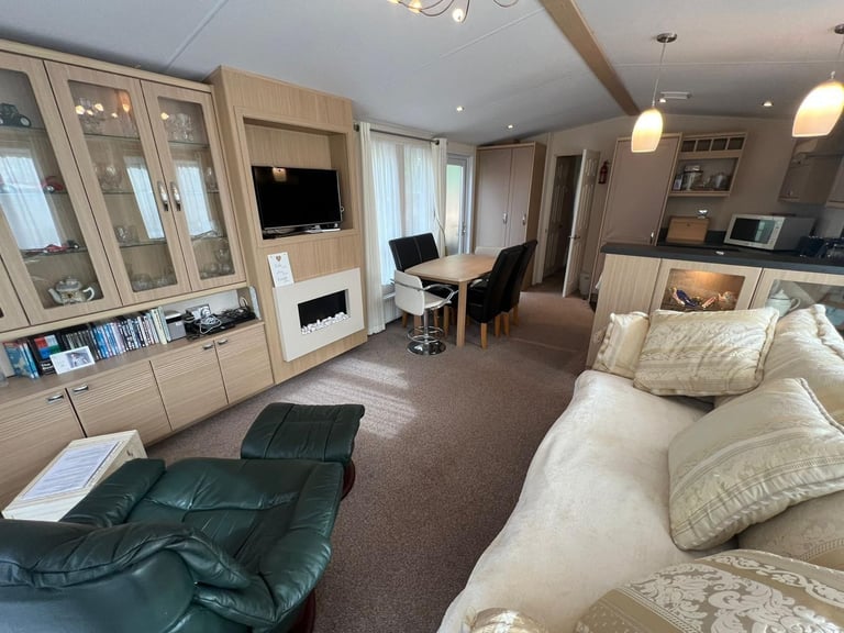 Static Caravan wooden lodge For Sale Off Site Regal Autograph 40ft x 13ft, 3 Bed