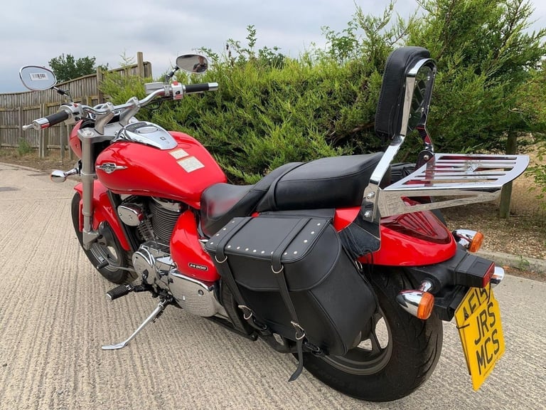 2015 15 SUZUKI VZ 800 L4 INTRUDER RED VZ800 VL800 XVS CLASSIC CUSTOM CRUISER 6k