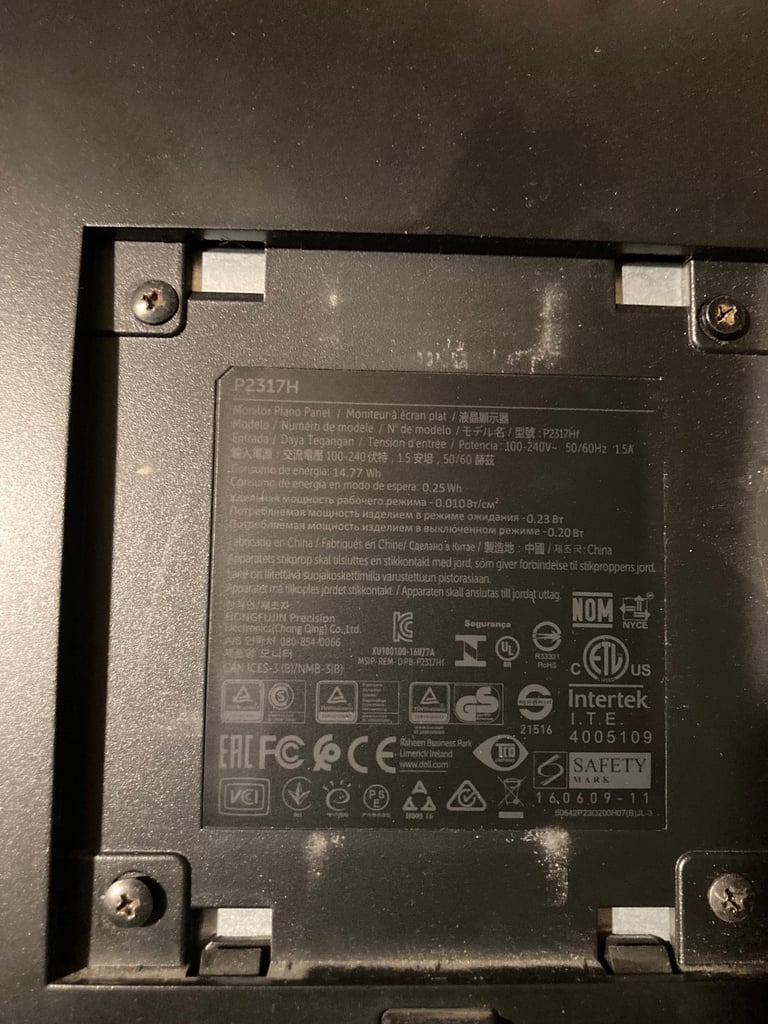 Dell hd monitor 