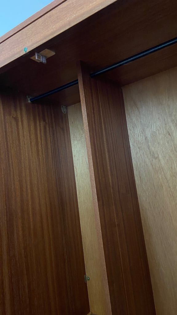 Sturdy mid century wardrobe