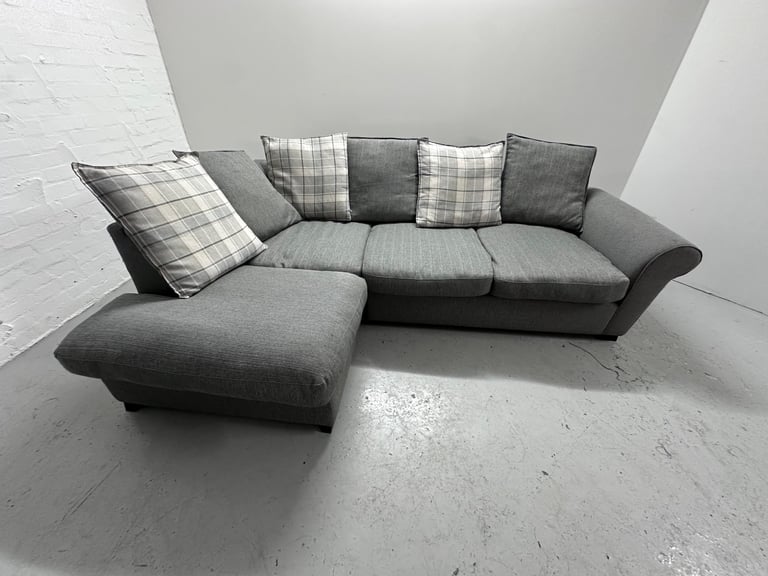 image for Lovely Grey DFS OWEN RIGHT CORNER SOFA- Delivery option