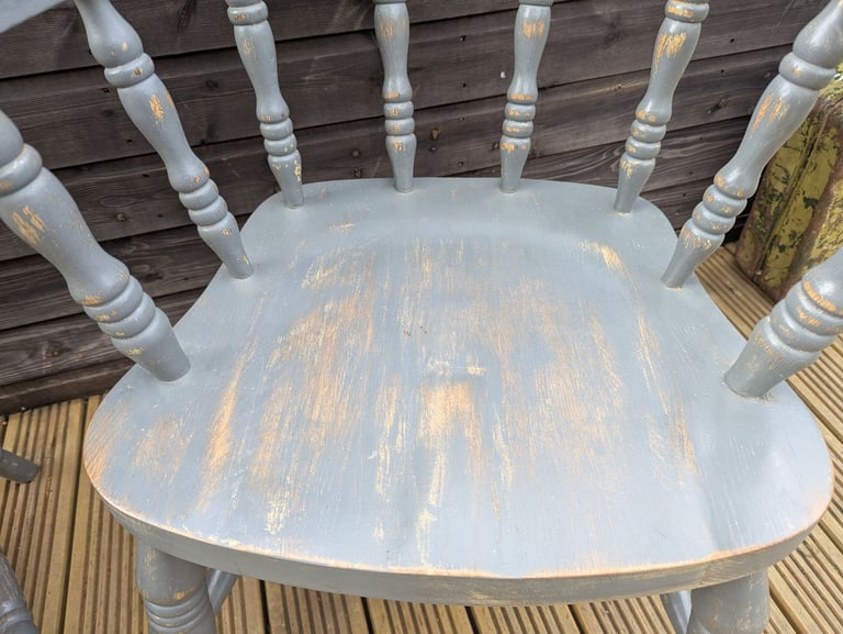 For Sale a pair of Solid oak Captain's Chairs