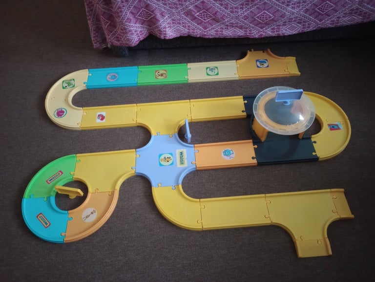 image for Bundle of 2 Large Car Tracks Sets Toys incl. Wader Track with Garage in very good condition