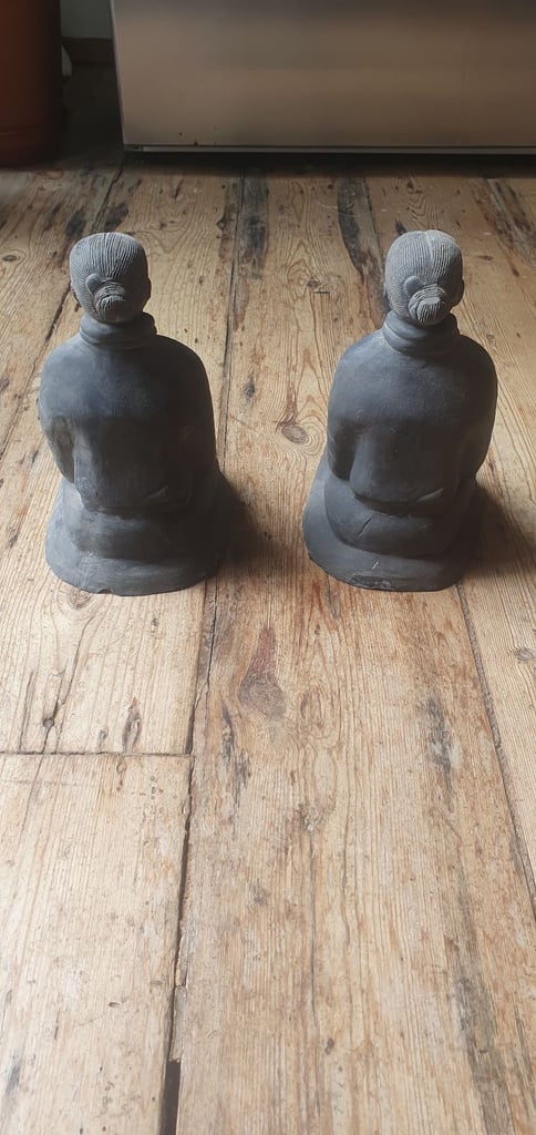 Chinese clay statues