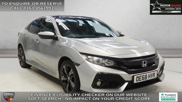 2019 Honda Civic 1.0 VTEC Turbo EX Hatchback 5dr Petrol Manual Euro 6 (s/s) (129 ps) Hatchback Pe...
