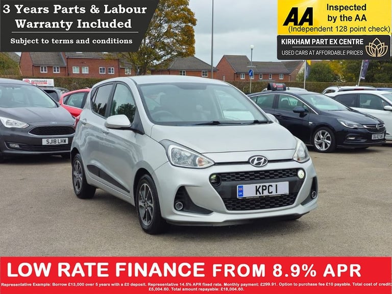 2017 Hyundai i10 1.2 Premium Hatchback 5dr Petrol Manual Euro 6 (87 ps) NATIONWIDE PARTS &amp; L ...