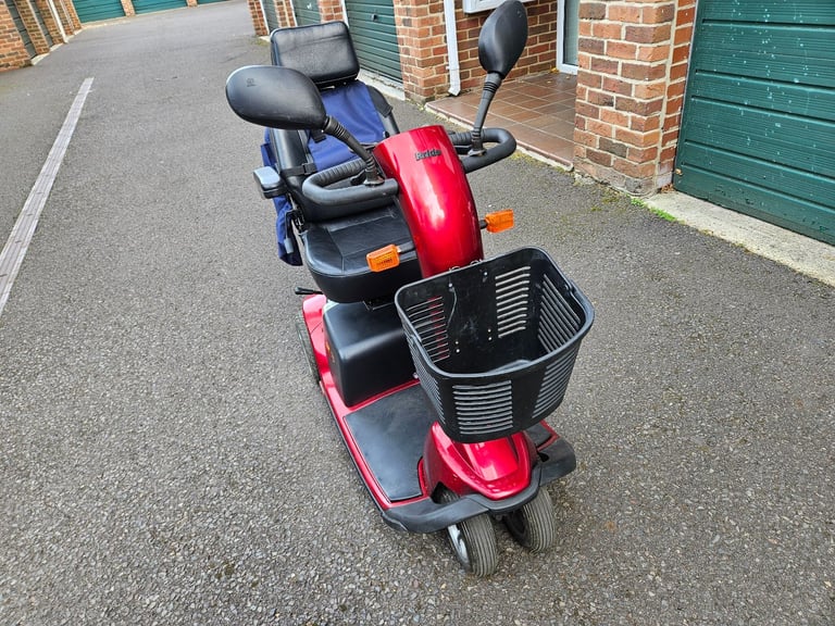 Mobility scooter red