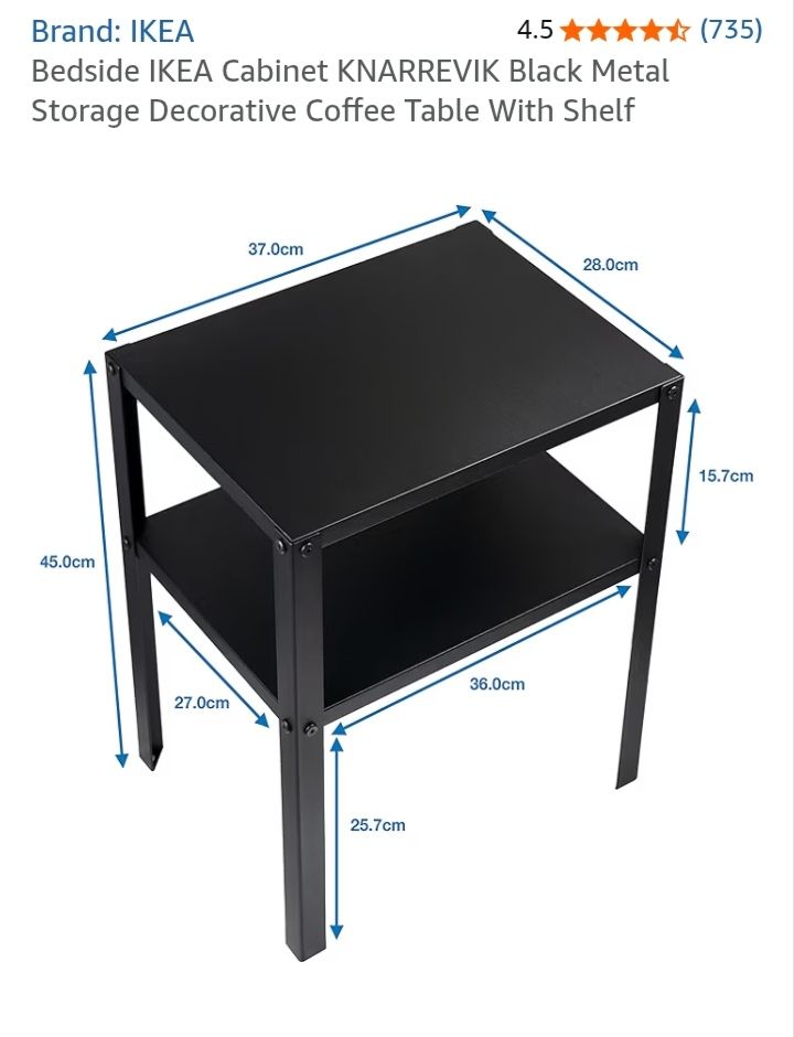 Ikea side tables x2