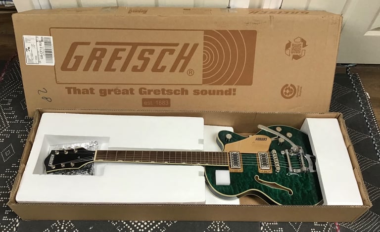 image for Stunning Gretsch G5655T-QM Semi Hollow in Mariana. Still in Box.
