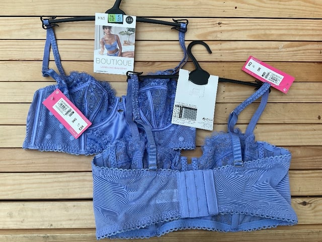New with tags M&S size 34c 36c bras etc set as shown