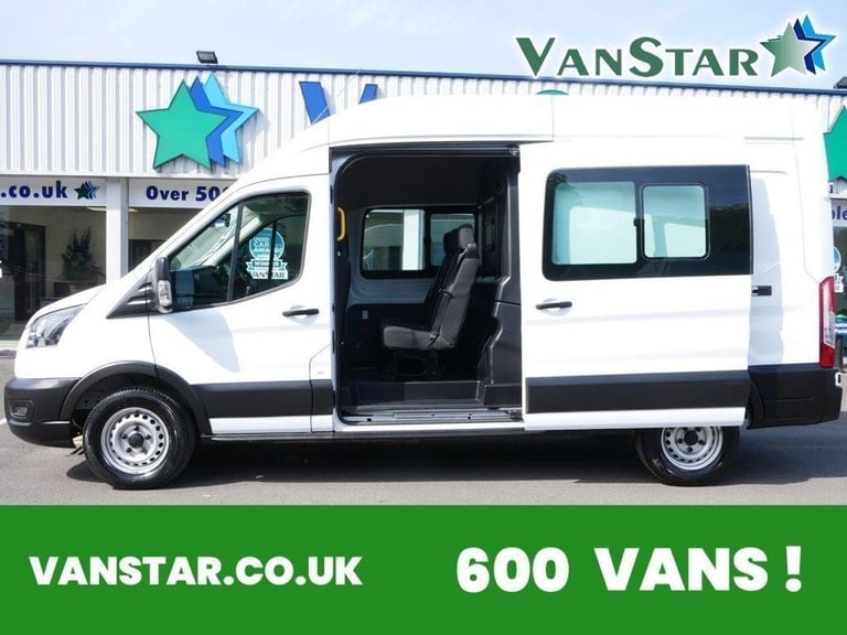 72 TRANSIT 350 2.0 EBL 130 BHP LONG H3 EXTRA HIGH CREWCAB 6 SEATER ( AIR CON ! )