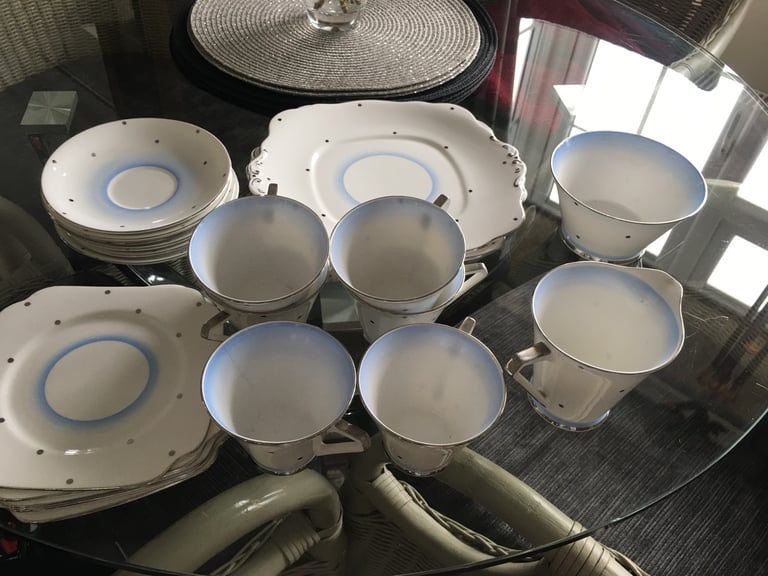 Art Deco china tea set