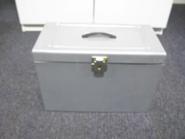 image for Portable Filing Cabinet with files