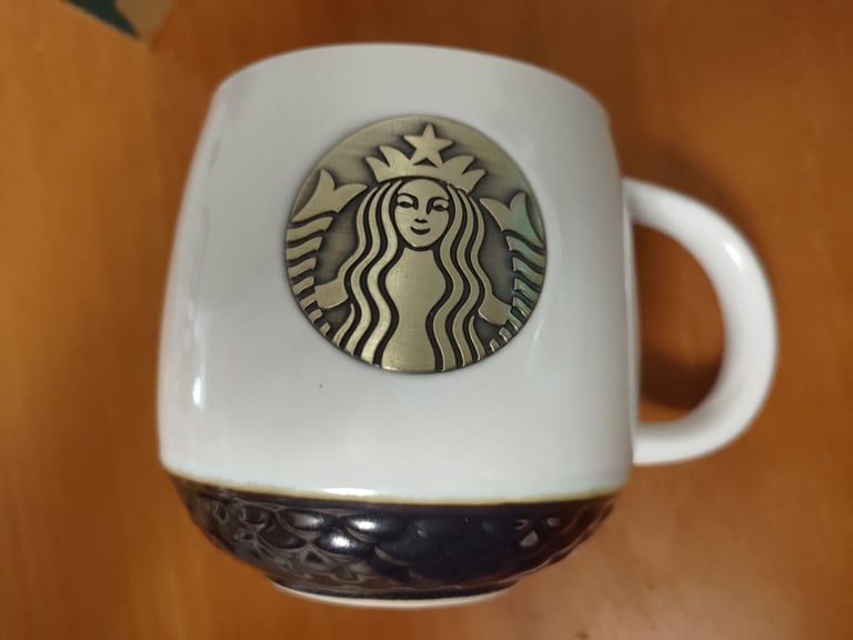 image for New Starbucks Mug Limited Edition Mermaid Scales 414ml Coffee Tea Cup 