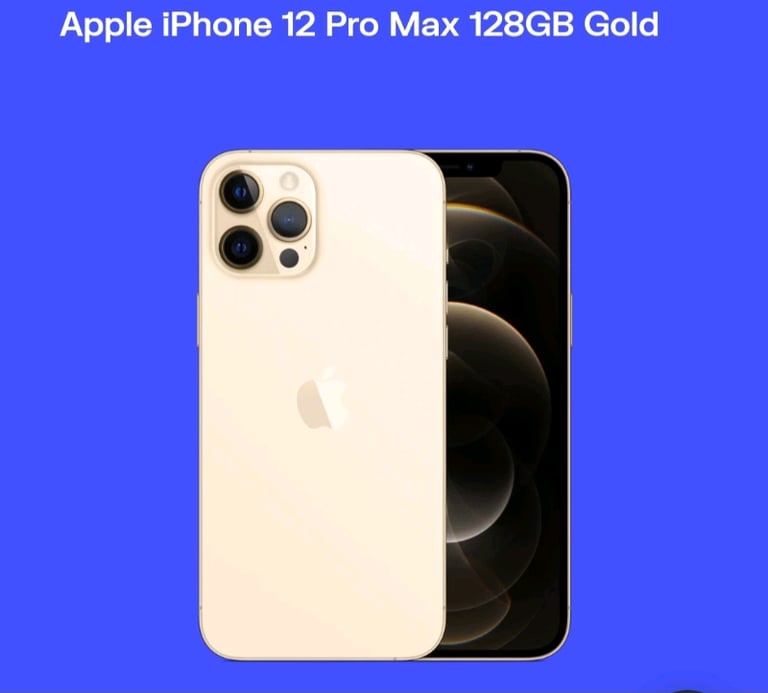 Iphone 12 pro Max Gold 128gb 