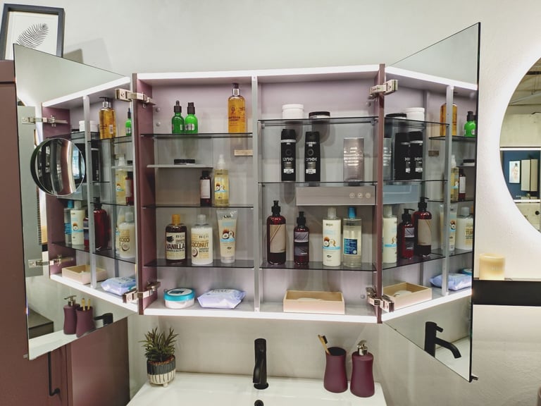 Dansani Luna 80cm Vanity Set Chalky Plum *Manufacturers Ex-display* rrp £6794