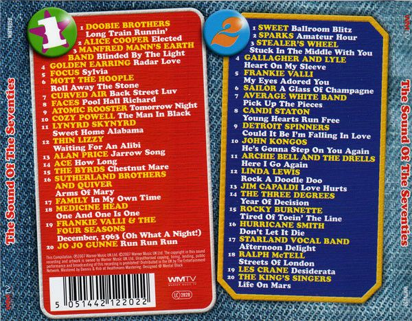 2CDs THE SOUND OF THE 70s 40 70`s TRACKS COMPILATION ALBUM VARIOUS ARTISTS VGC