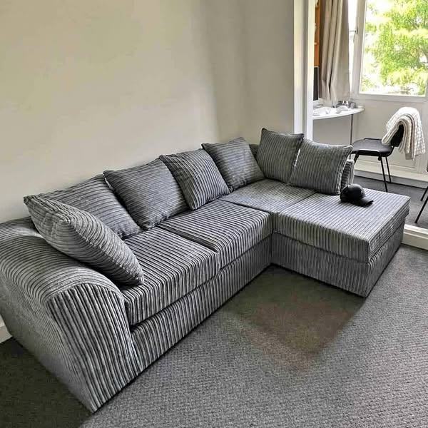 BRAND NEW Corner Sofa Grey Color - Very Comfortable Sofa - Order Now 