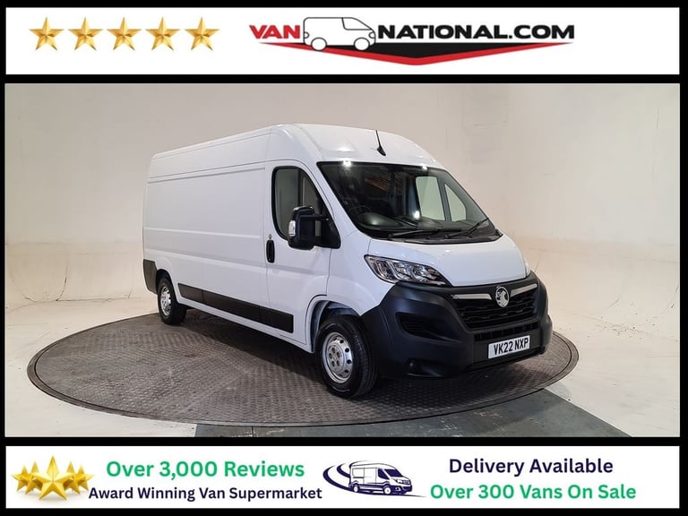 VAUXHALL MOVANO 2.2 CDTI 3500 BITURBO EDITION P/V L3 H2 FWD 140 BHP LWB 