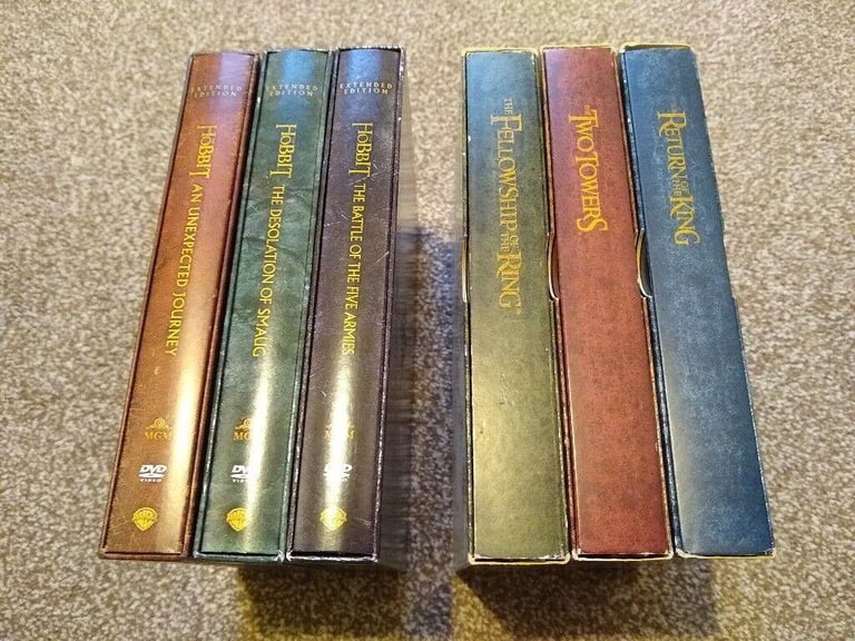 The Lord of the Rings and The Hobbit trilogies special extended editions