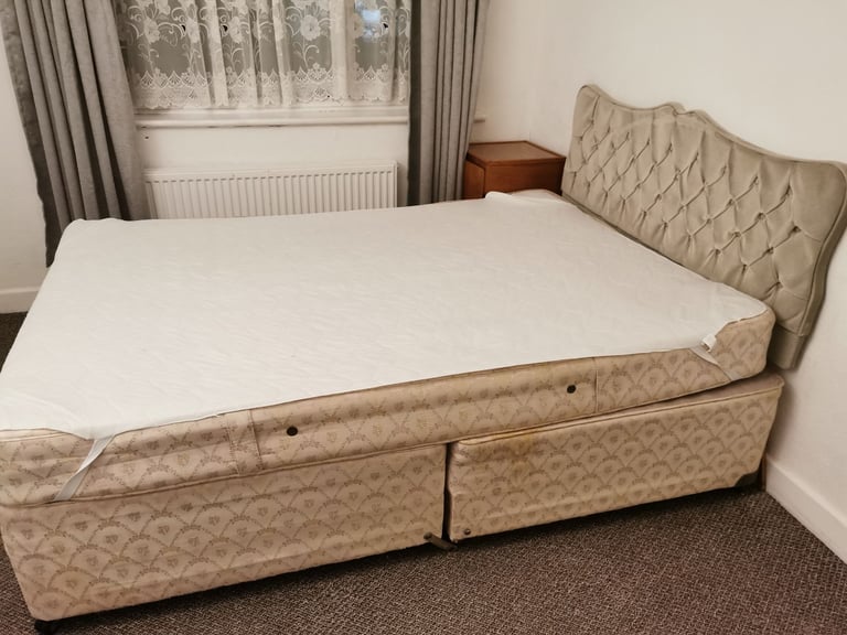 image for free double bed with mattress