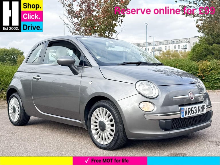 image for 2013 Fiat 500 1.2 Lounge 3dr [Start Stop] HATCHBACK PETROL Manual