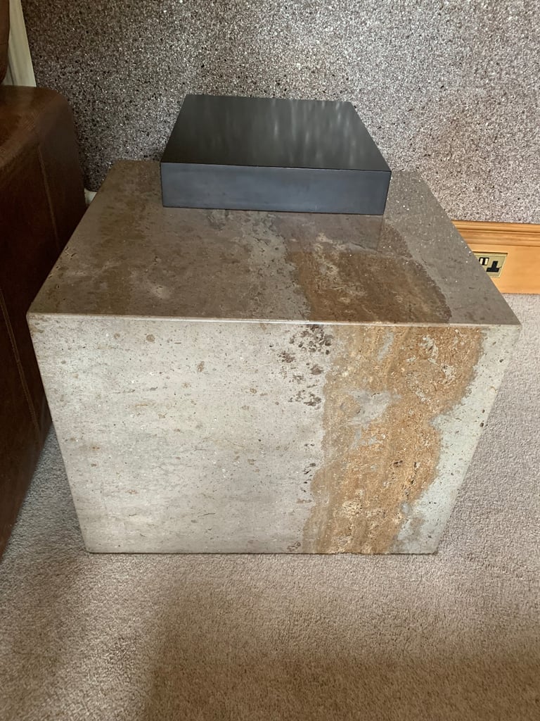 Coffee Tables - Large Stone - 2 x matching side tables & 1 x centre table by Stone International