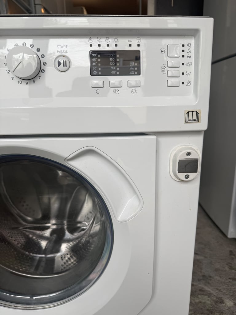 7KG HOTPOINT WDIL75125 BUILT IN WASHER & DRYER WITH WARRANTY   