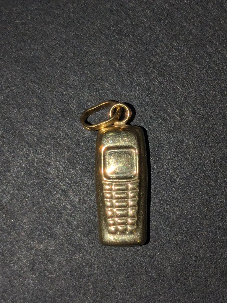 image for 9ct Yellow Gold Nokia Phone Pendant