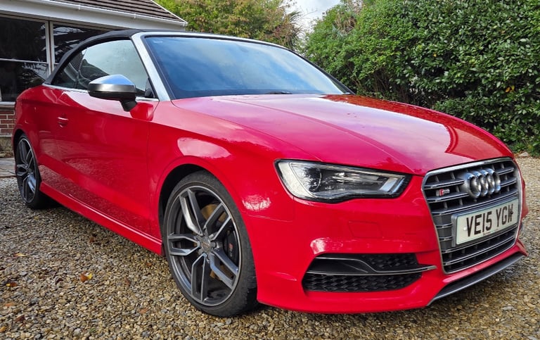 2015 Audi S3 Cabriolet, 2.0 TFSI , Quattro, 2dr, Petrol  **Full service history** **2 keys** 
