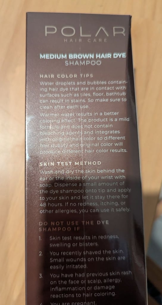 Polar Hair Dye Shampoo