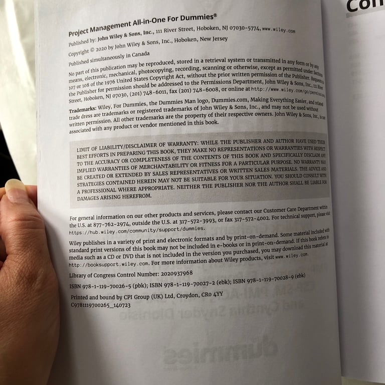 Project Management All-In-One for Dummies