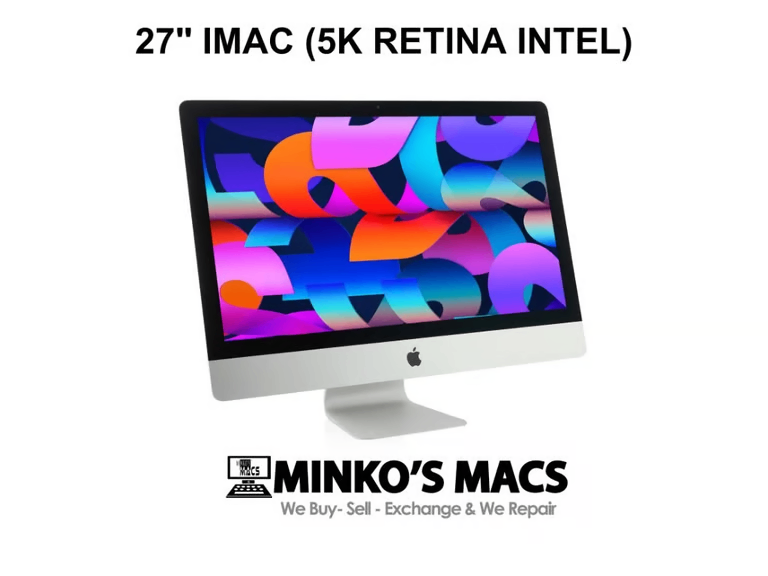 image for Apple iMac 5k Retina 27 inch Quad Core i5 3.2GHz 16GB Ram 500GB SSD Logic Waves 14 iZoTope Advance