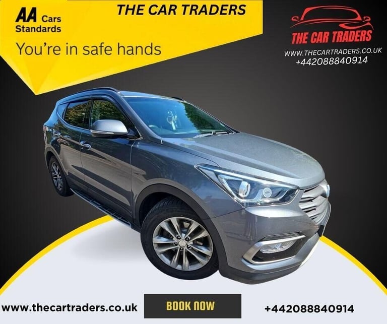 2018 Hyundai Santa Fe 2.2 CRDi Blue Drive Premium SUV 5dr Diesel Auto 4WD Euro 6 (s/s) (200 ps) S...