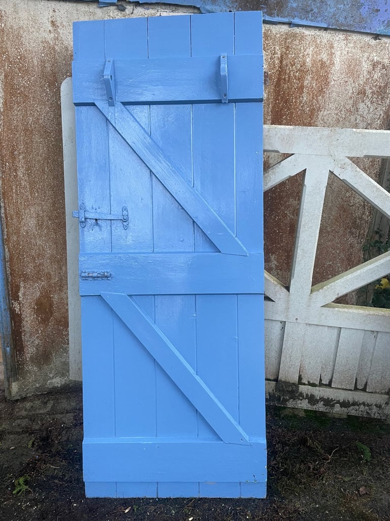Reclaimed Doors, Painted Ledge & Brace Doors
