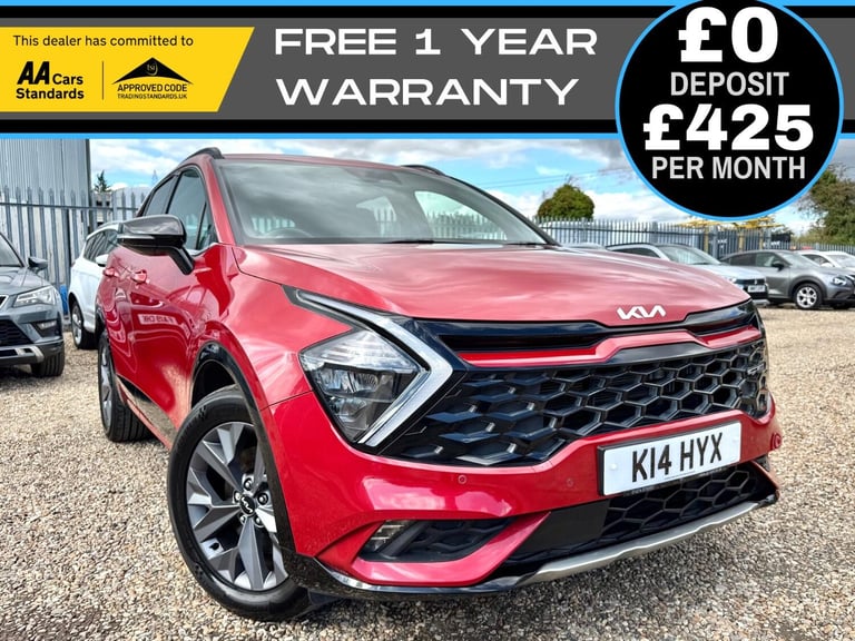 KIA SPORTAGE 1.6 h T-GDi GT-Line SUV 5dr Petrol Hybrid Auto Euro 6 2022