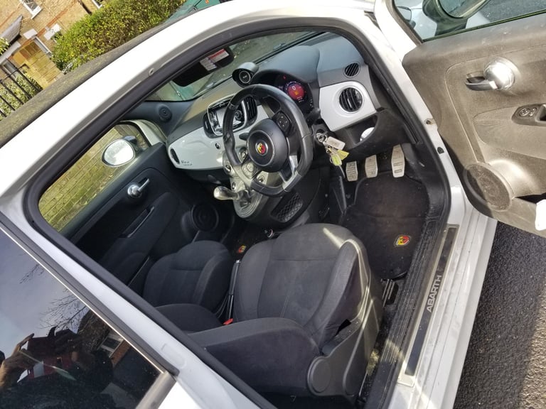 Fiat Abarth, 595, Convertible, 2017, turbo tints alloys campovolo grey