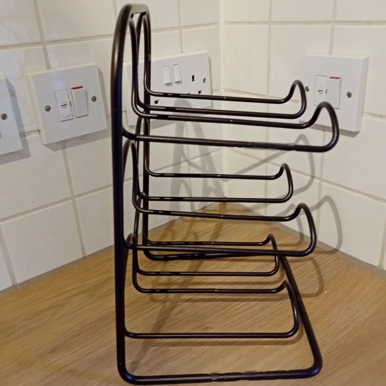 M&S Wine Rack black metal