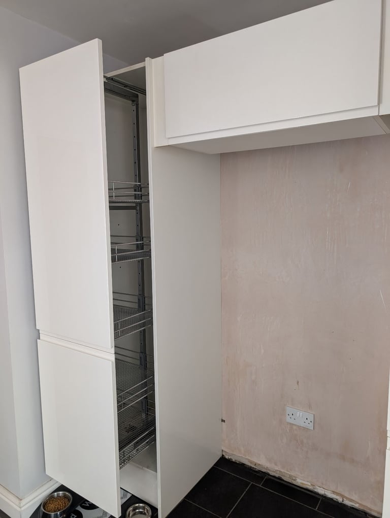 image for 2 x Vauth Sagel pull out larder and overhead storage unit - all soft close