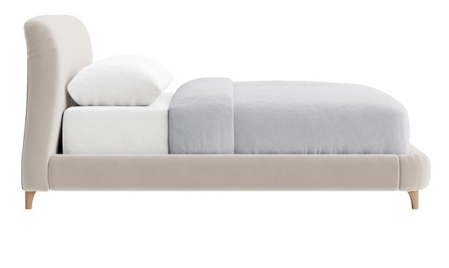 Beautiful Upholstered Double Bed