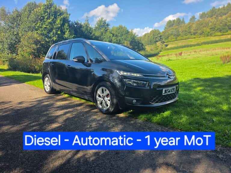 image for Citroen C4 Grand Picasso 🚙 - 1 year MoT ✅ - 7 seat 💺 - Automatic Diesel ⛽ - high spec Exclusive+ 