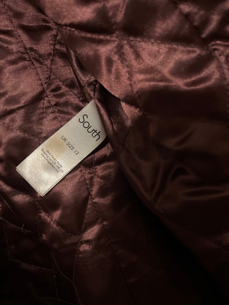 South Burgundy Leather Jacket