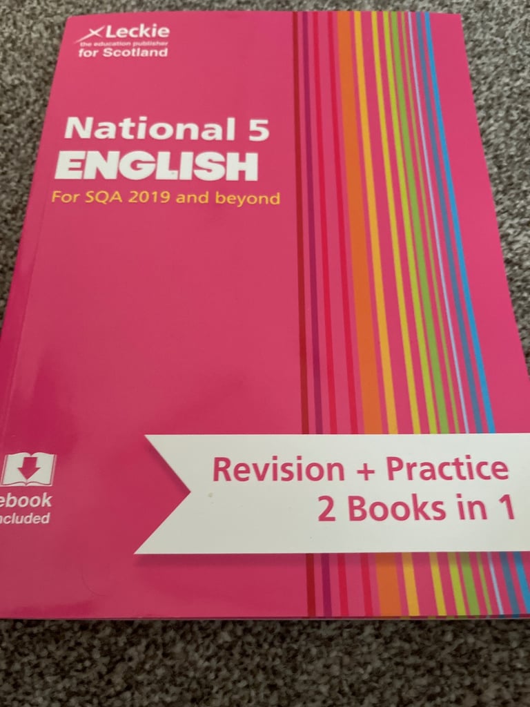 National 5 English revision and practice book