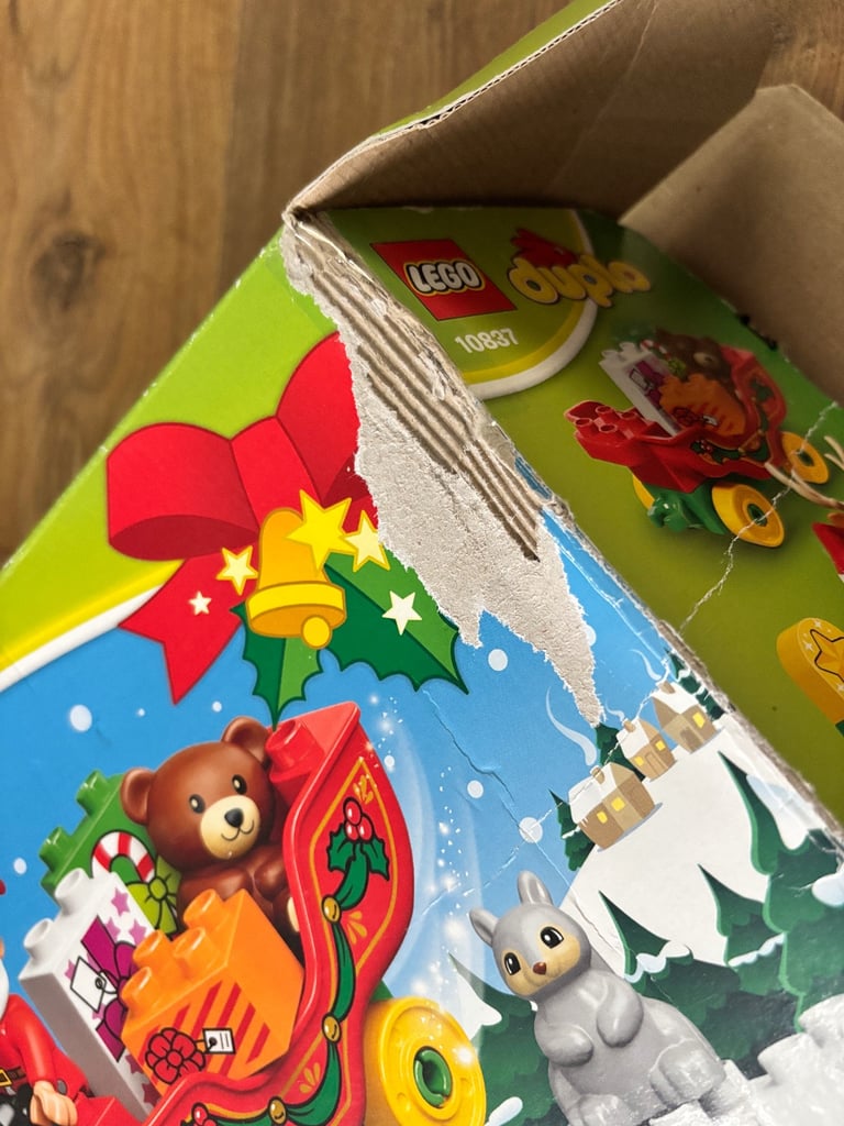 Lego Duplo Set 10837 Santa Xmas Winter Holiday. 