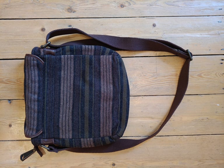 Fossil Crossbody Messenger Bag Felt Medium Size